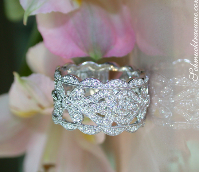 Diamanten Ring im Antik Stil