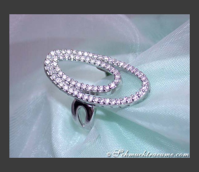 Moderner Brillanten Ring