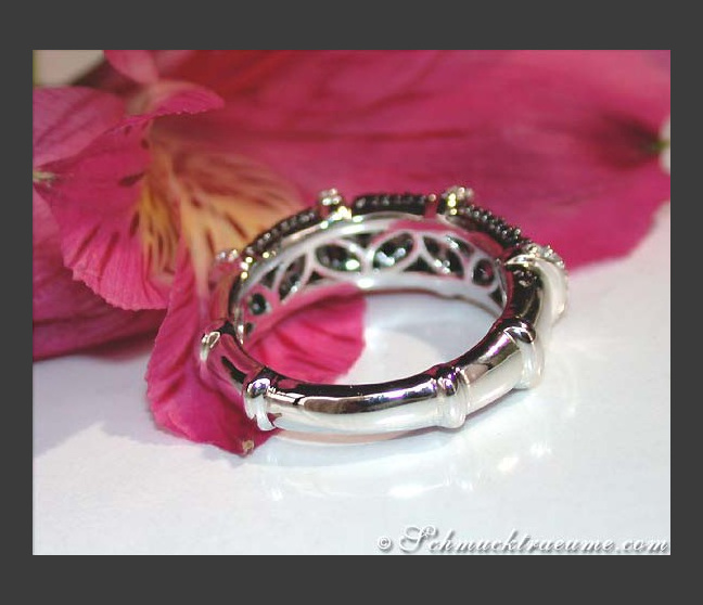schwarze Diamanten Ring