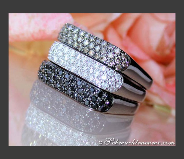Ringe mit schwarzen Diamanten