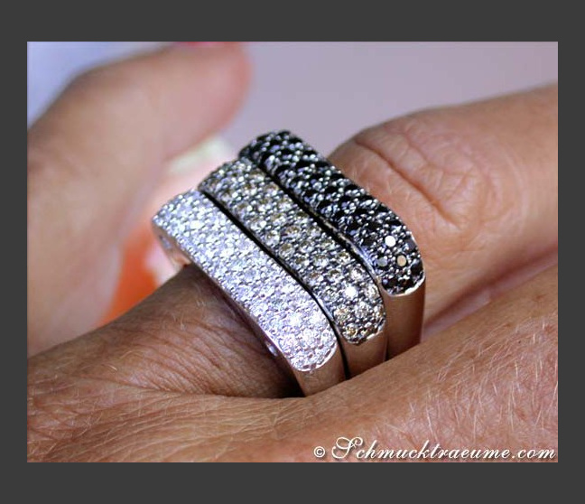 Ringe mit schwarzen Diamanten