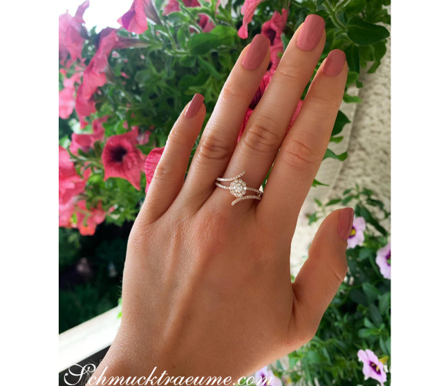 Brillant Solitär Ring