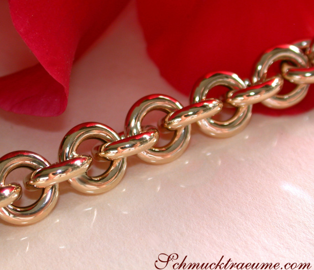 Glieder Armband in Gelbgold 585