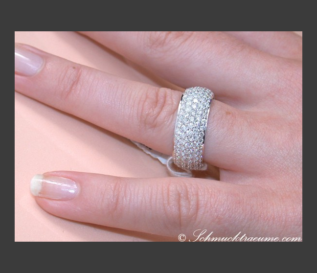 Brillanten Memoire Ring / Brillanten Memory Ring