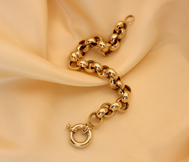 Erbs Armband in Gelbgold 585 Glieder Armband