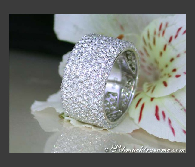 Brillanten Memory Ring / Brillanten Memoire Ring