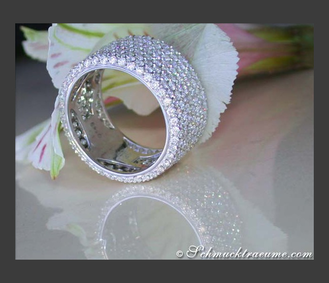 Brillanten Memory Ring / Brillanten Memoire Ring