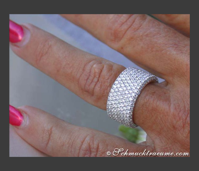 Brillanten Memory Ring / Brillanten Memoire Ring