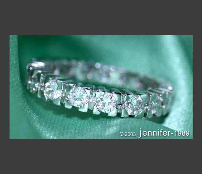 Brillanten Memory Ring / Brillanten Memoire Ring