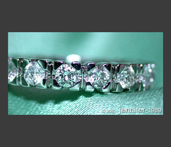 Brillanten Memory Ring / Brillanten Memoire Ring