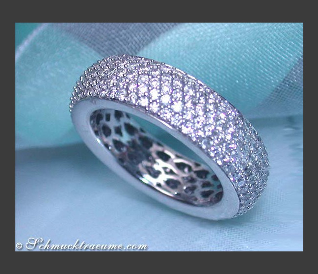 Brillanten Memory Ring / Brillanten Memoire Ring