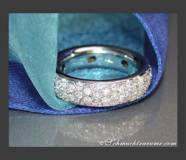 Brillanten Memory Ring / Brillanten Memoire Ring