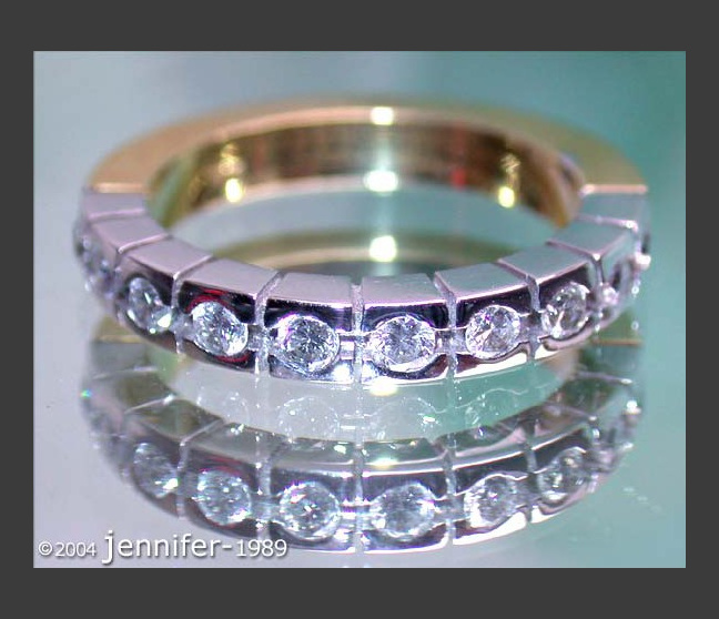 Brillanten Memory Ring / Brillanten Memoire Ring