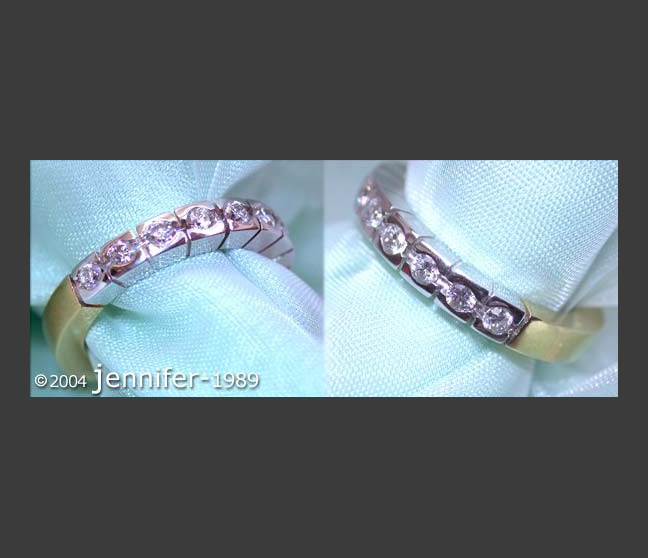 Brillanten Memory Ring / Brillanten Memoire Ring