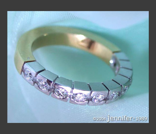 Brillanten Memory Ring / Brillanten Memoire Ring