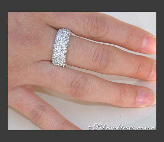 Brillanten Memory Ring / Memoire Ring