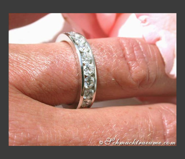 Brillanten Memory Ring / Brillanten Memoire Ring