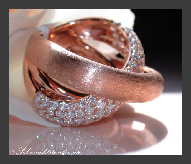 Brillanten Ring in Roségold