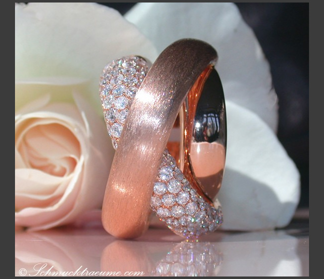 Brillanten Ring in Roségold