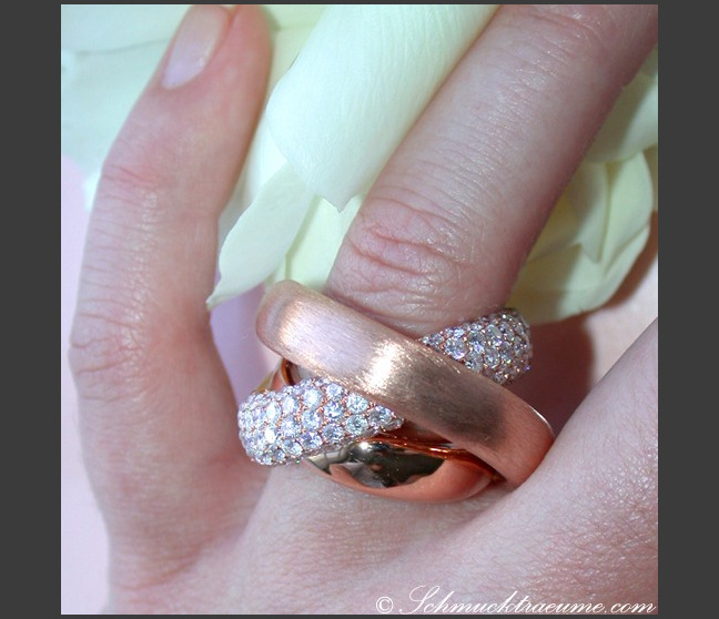Brillanten Ring in Roségold