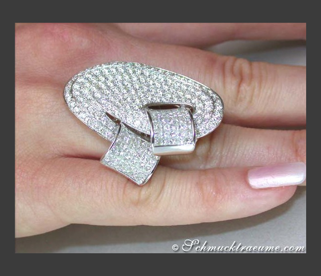 Großer Diamanten Ring