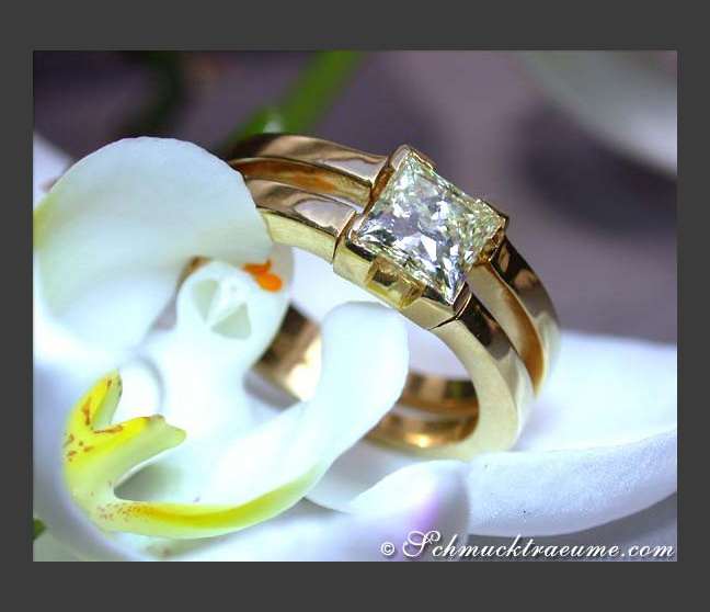 Diamant Solitär Ring Einkaräter