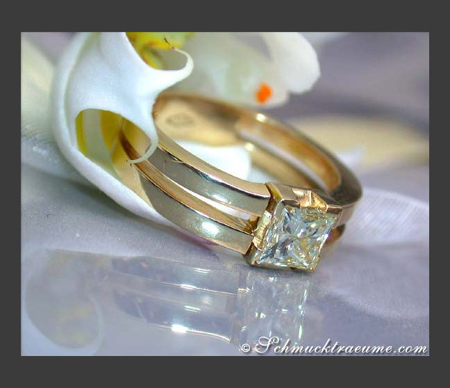 Diamant Solitär Ring Einkaräter