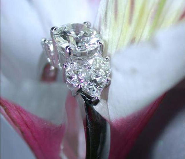 Diamant Verlobungs Ring Solitär Einkaräter
