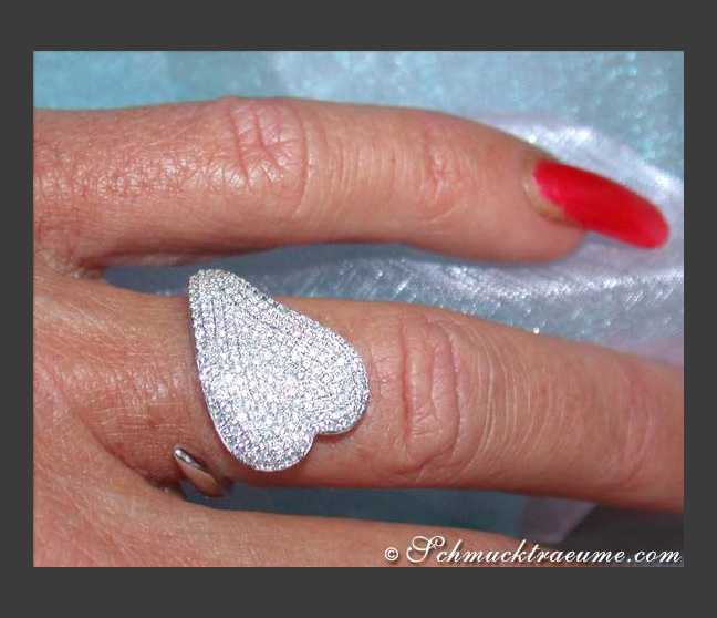 Brillanten Herz Ring