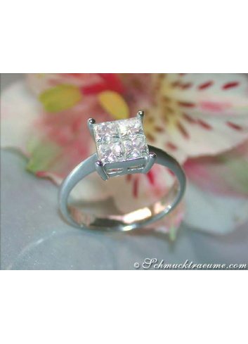 Precious Princess Diamond Ring (0,91 ct.)