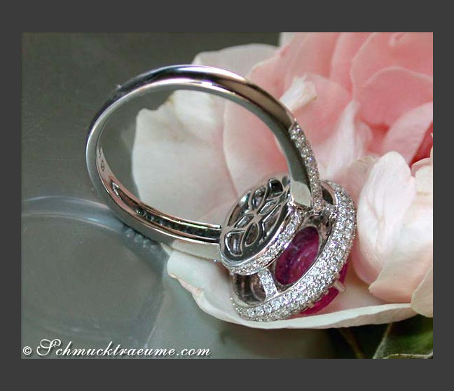 Pink Saphir Ring