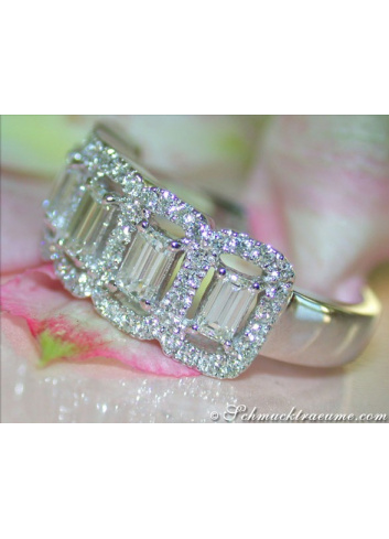 Brillanten Diamanten Memory Ring / Brillanten Diamanten Memoire Ring