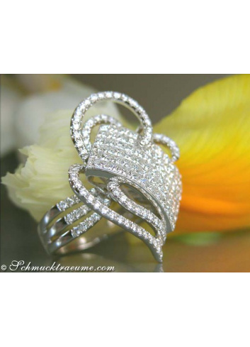 Princess Diamanten Ring mit Brillanten