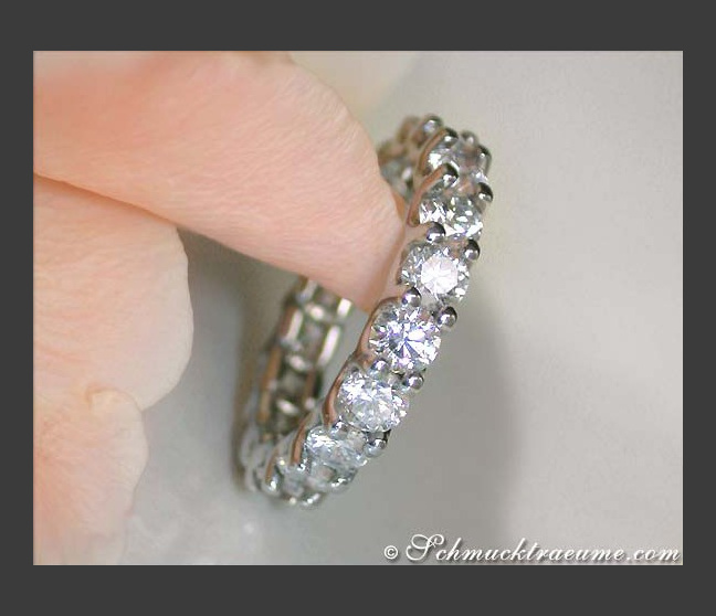 Brillanten Memory Ring / Brillanten Memoire Ring