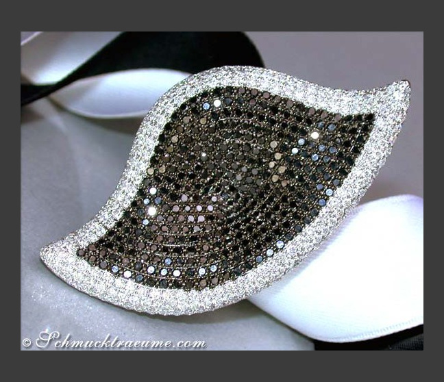 schwarze Diamanten Ring