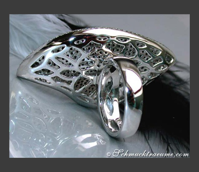 schwarze Diamanten Ring