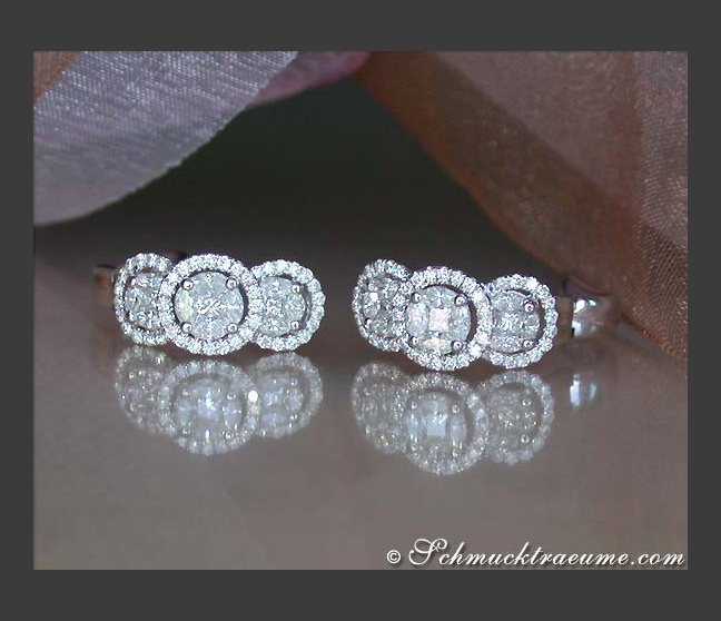 Diamanten Ohrringe mit Brillanten