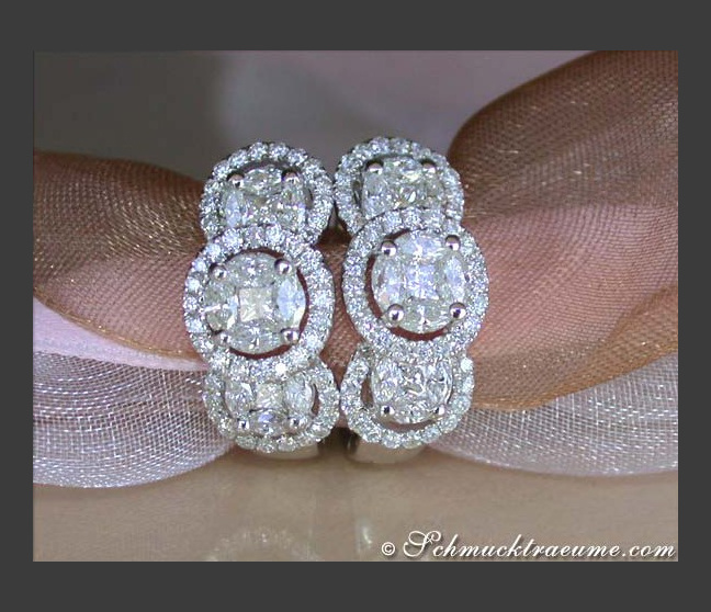 Diamanten Ohrringe mit Brillanten