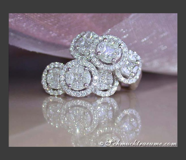 Diamanten Ohrringe mit Brillanten