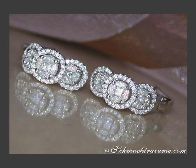 Diamanten Ohrringe mit Brillanten