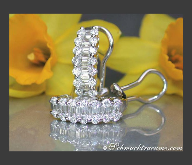 Diamanten Ohrringe in Weißgold 750