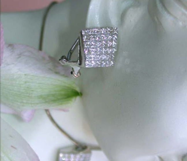 Princess Diamant Ohrstecker