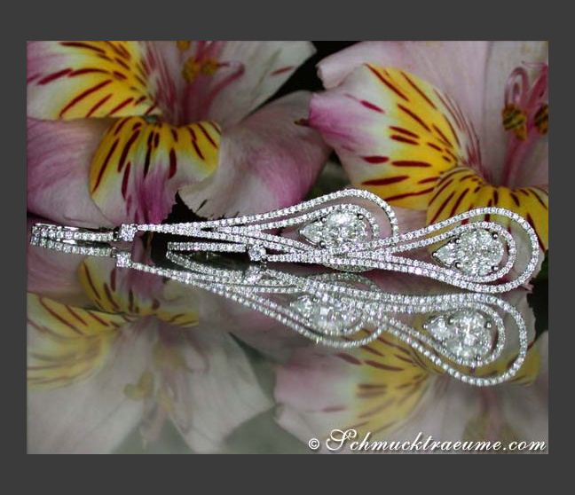 Luxus Diamanten Ohrringe