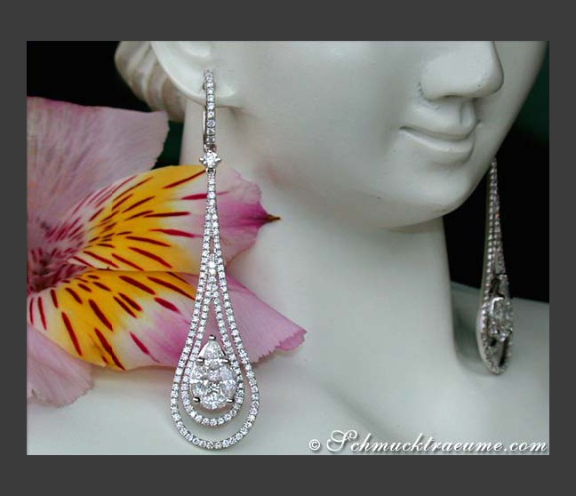 Luxus Diamanten Ohrringe