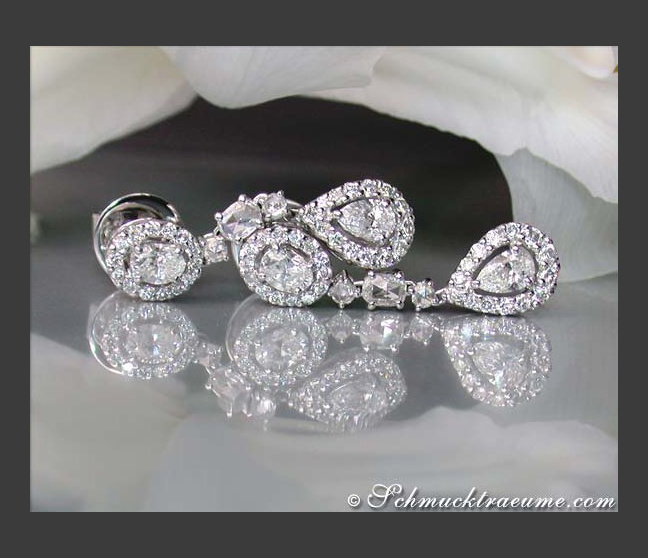 Luxus Diamanten Ohrringe