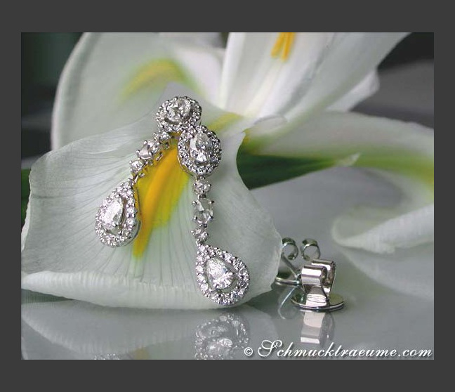 Luxus Diamanten Ohrringe