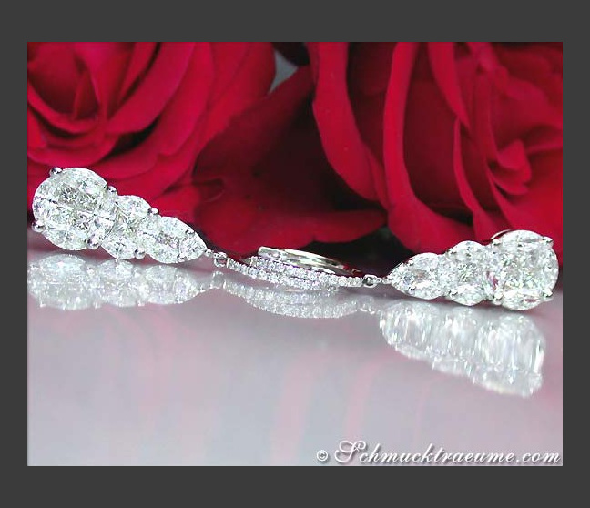 Luxus Diamanten Ohrringe