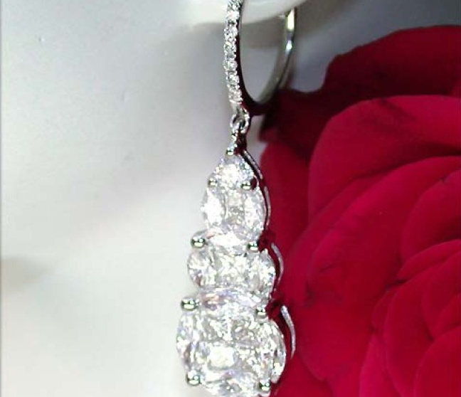 Luxus Diamanten Ohrringe