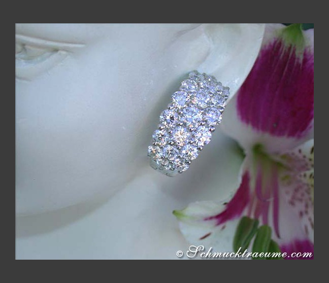 Luxus Diamanten Ohrringe