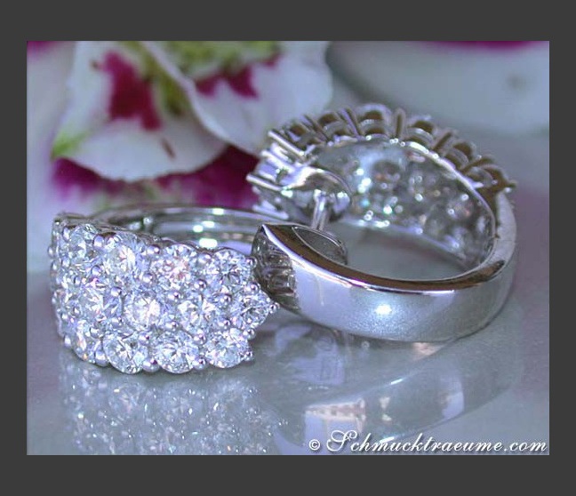 Luxus Diamanten Ohrringe